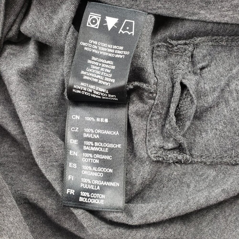 Kuhl Wildfibre Organic Cotton Tee Mens Large Gray Short Sleeve Crew Neck Shirt - Picture 9 of 11